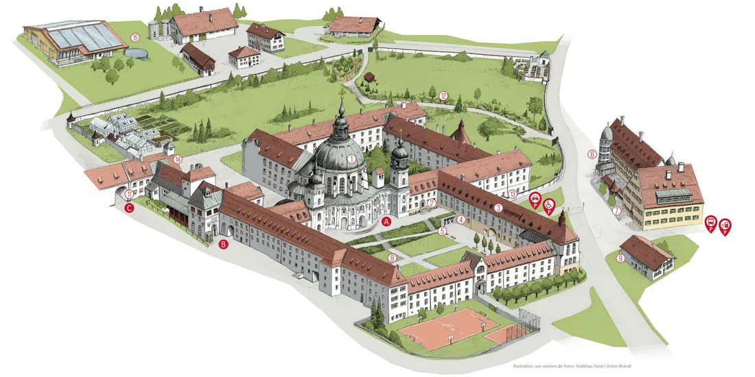 Kloster Ettal(Ettal修道院),慕尼黑