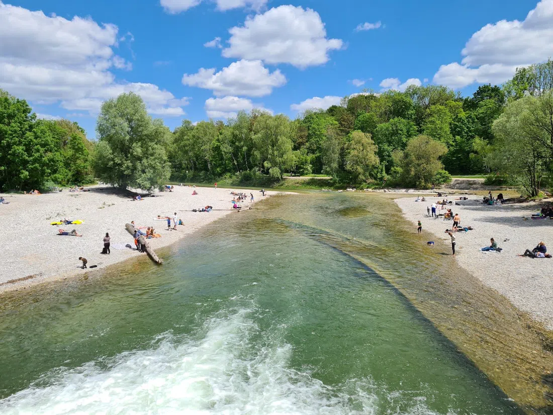 The Flaucher (Isar river beach), Munich